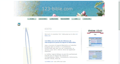 Desktop Screenshot of 123-bible.com